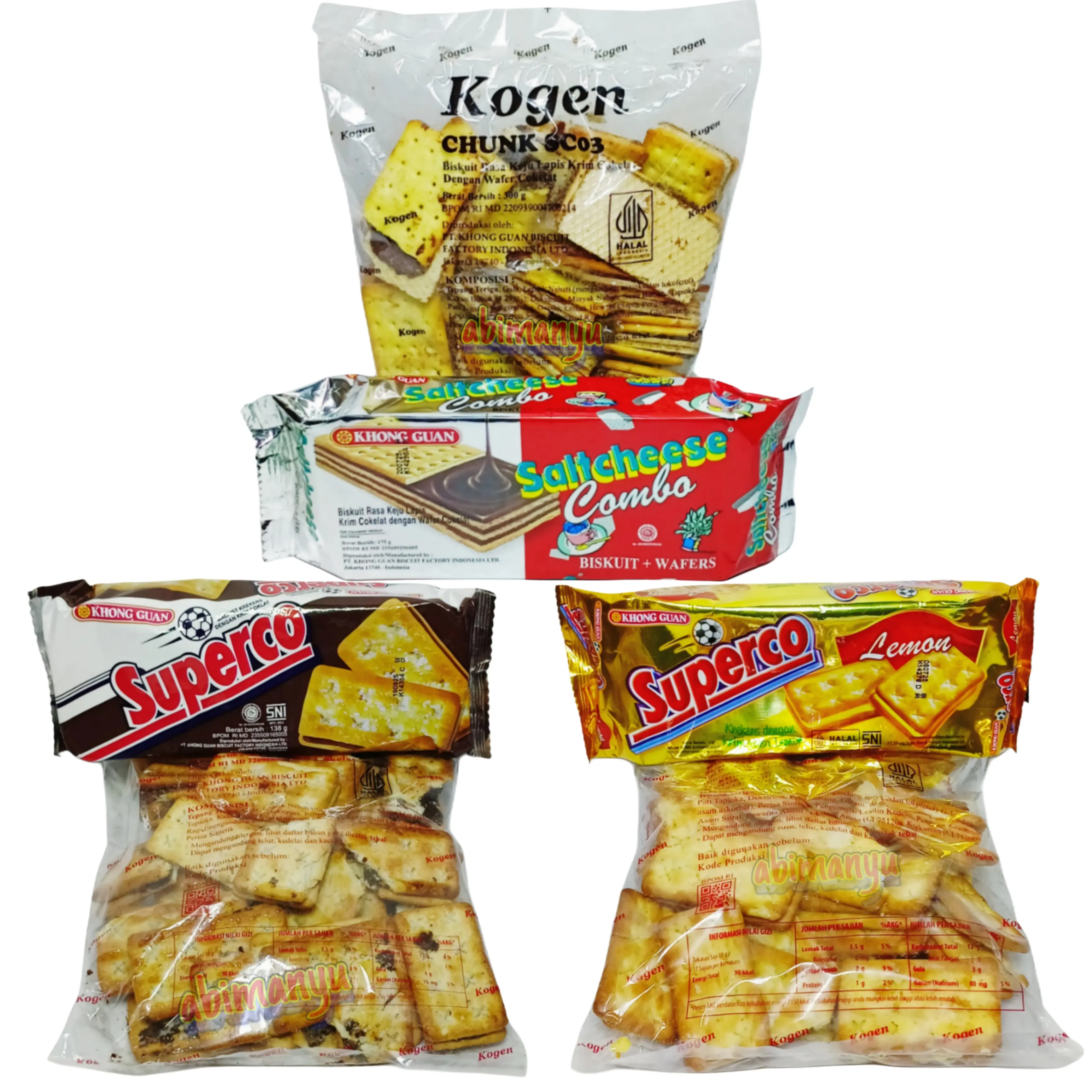 Superco Broken/ Biskuit Patahan Khong Guan 900gr