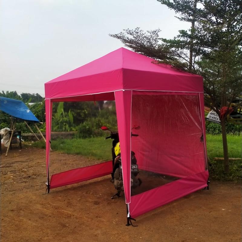 TIRAI / DINGDING TENDA UKURAN 2X2 - Putih, 2x2 Transparan 2