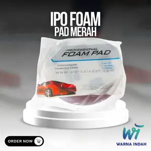 IPO Foam Pad 8" Compounding Pad Warna Merah