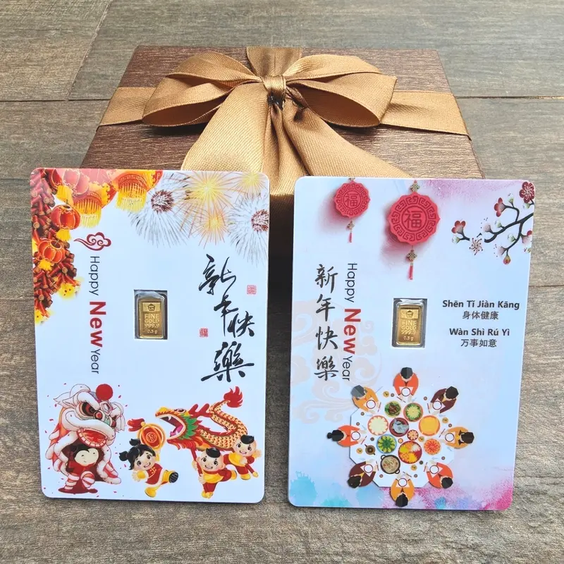 Logam Mulia Emas ANTAM IMLEK Happy Chinese New Year Gift Series Custom Certieye Certicard 1