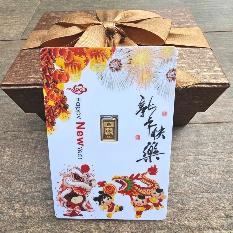 Logam Mulia Emas ANTAM IMLEK Happy Chinese New Year Gift Series Custom Certieye Certicard 3