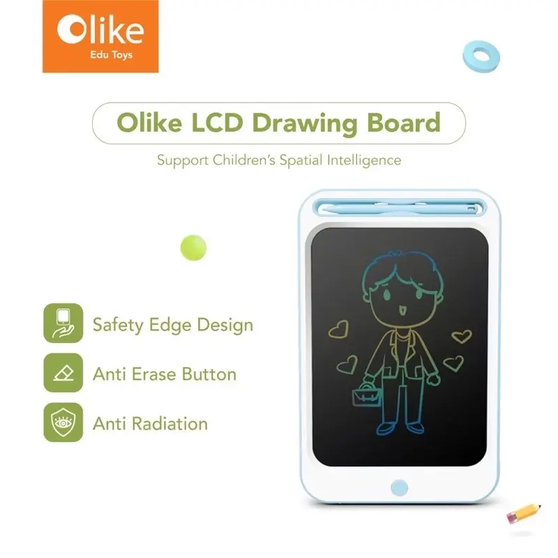 Olike LCD Drawing Board 10 inch Original Garansi Resmi