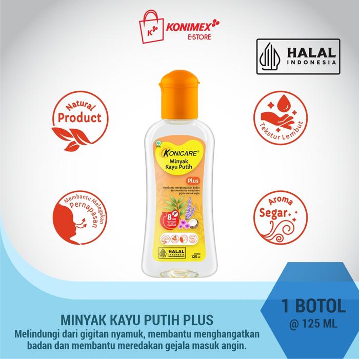 Gambar Konicare Minyak Kayu Putih Plus Anti Nyamuk Botol 125 ml dari Konimex Store Kota Administrasi Jakarta Timur Tokopedia