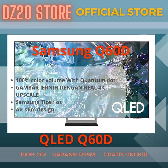 Gambar SAMSUNG QA43Q60DAKXXD QLED SMART TV 4K UHD HDR 43Q60D QA43Q60DAK QUANTUMDOT TEXHNOLOGY dari Dz20 Store Kota Bekasi Tokopedia