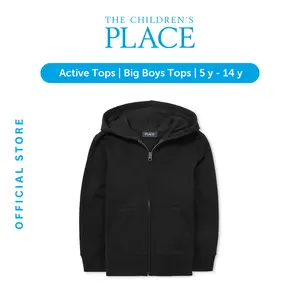 Boys Fleece Zip Up Hoodie - Jaket Anak Laki
