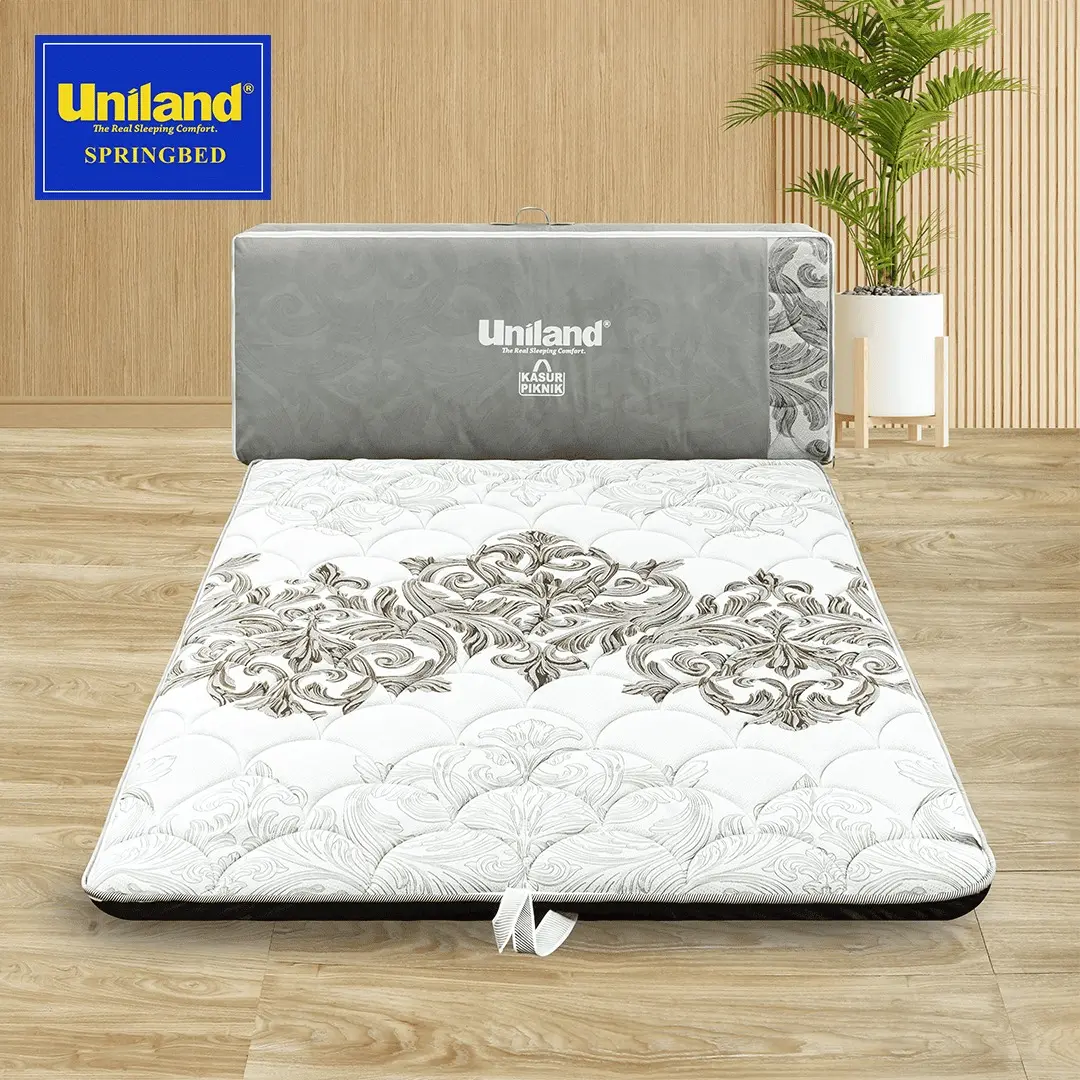 Uniland Kasur Lipat 160x200 Bonus Tas Kasur-Busa Gulung Lantai Travel