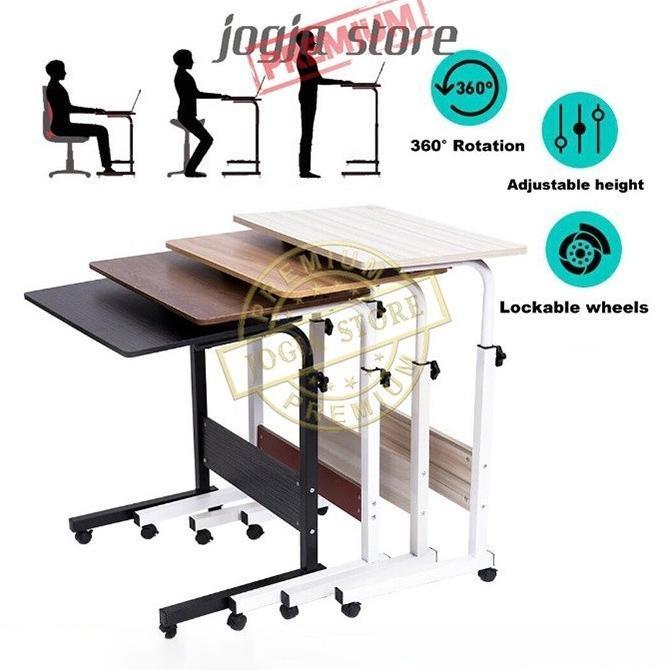 READY Meja Laptop Meja Belajar Meja Kerja Lipat Meja Santai Adjustable ...