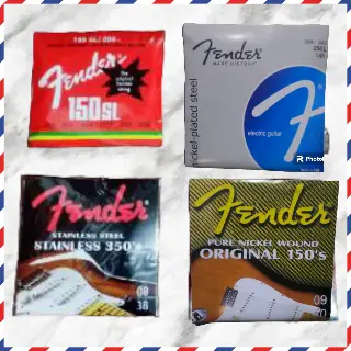 senar gitar akustik elektrik fender set 08 09 0