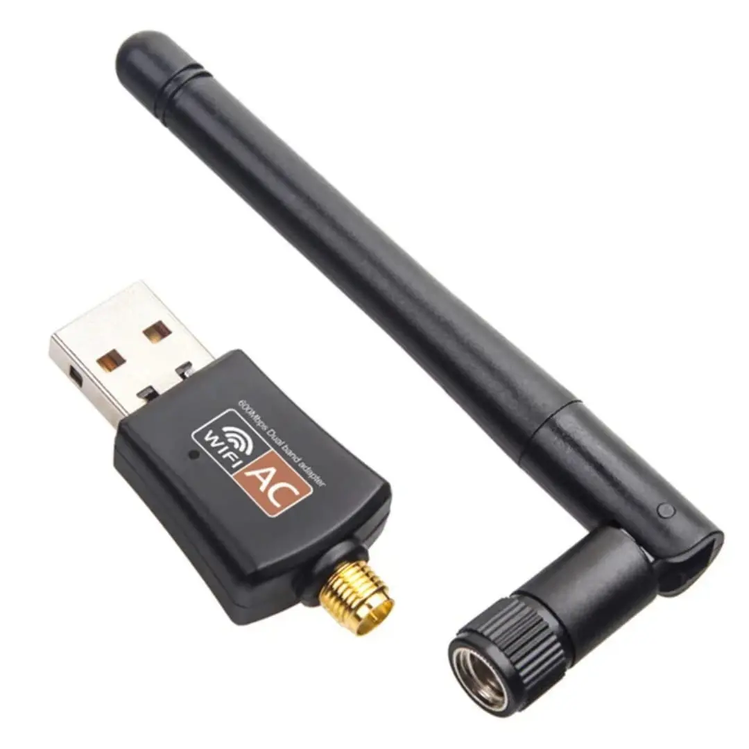 USB Wifi Dual Band Wireless 2.4Ghz 5Ghz Wireless / WIFI ANTENA 2 BAND 2.4Gz AND 5G /WiFi Dongle Dual Band 2.4/5GHz Wireless Network Adapter, Mini WiFi Receiver for PC/Laptop/Desktop,Supports Windows 11/10/8.1/8/7