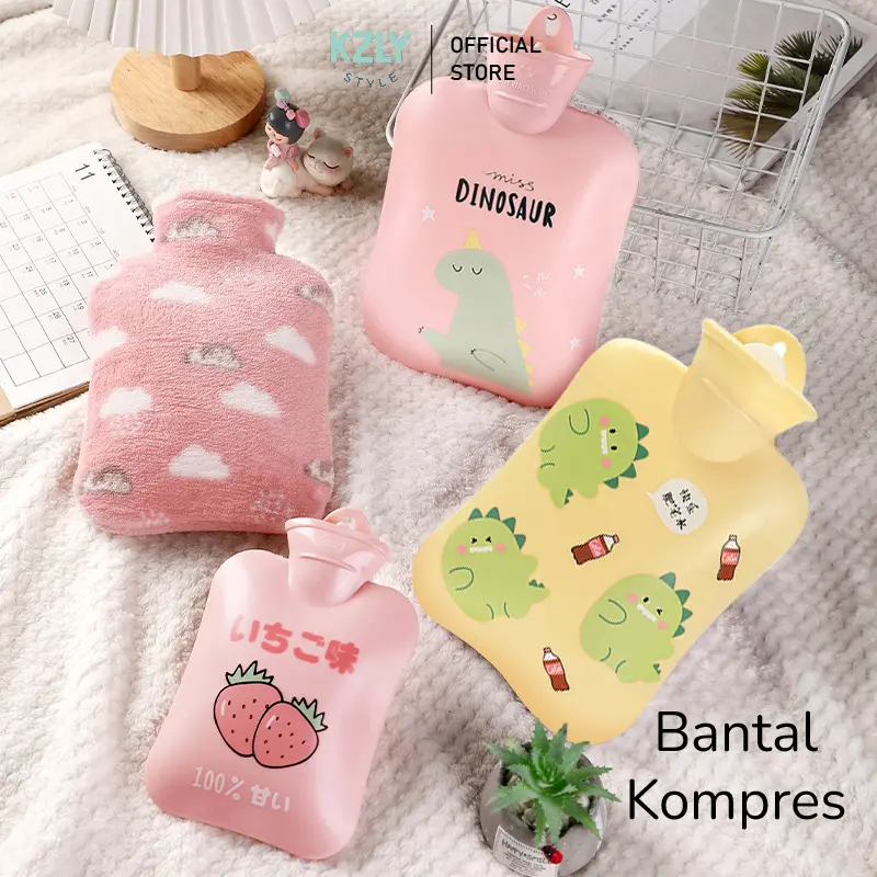 KZLY - Kantong Kompres Air Panas Kartun Anti Bocor Tahan lama Pouch Kompress 0