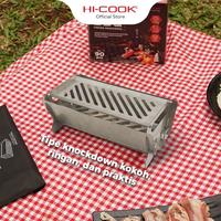 Gambar Hi-Cook Portable BBQ Grill Knockdown Kecil 20 x10 | Alat BBQ Portable dari Hi Cook Indonesia Kota Administrasi Jakarta Barat 3 Tokopedia