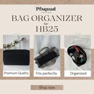 Bag Organizer for H B25 by Puff Squad / Bag insert/Bag shaper/Organizer tas