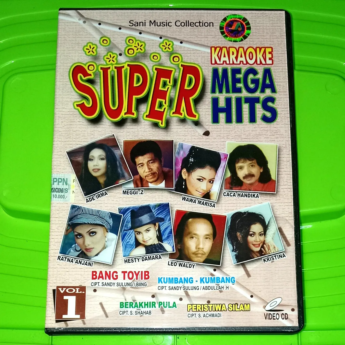 VCD SUPER KARAOKE MEGA HITS Vol. 1 Ade Irma Kristina Meggi Z Leo Waldy Ratna Anjani Hesty Damara Caca Handika Wawa Marisa V CD ORIGINAL