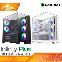 Gambar CASING GAMEMAX INFINITY PLUS - Mid Tower ATX Case Tempered Glass - Hitam dari Techno Computer Bali Kota Denpasar 1 Tokopedia