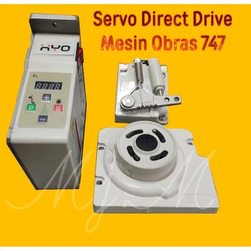 SERVO MOTOR - DINAMO SERVO MESIN JAHIT OBRAS 747 F / TYPICAL GN794D GN795D ( DIRECT DRIVE )