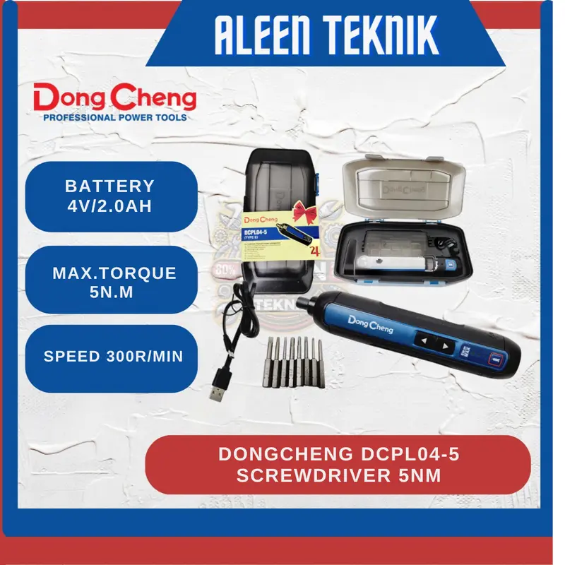 ScrewDriver 5Nm DongCheng DCPL04-5 DCPL 04-5 Obeng Baterai 0