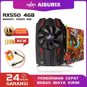 AISURIX RX550 4GB VGA Card D5 LP GPU GDDR5 128bit Desktop computer PC