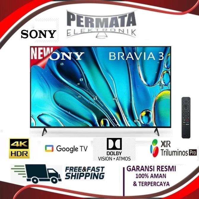 Gambar SONY BRAVIA 3 K-85S30 / S30 4K Ultra HD HDR Smart Google TV 85 Inch dari Permata Electronik_NEW Kota Administrasi Jakarta Pusat Tokopedia