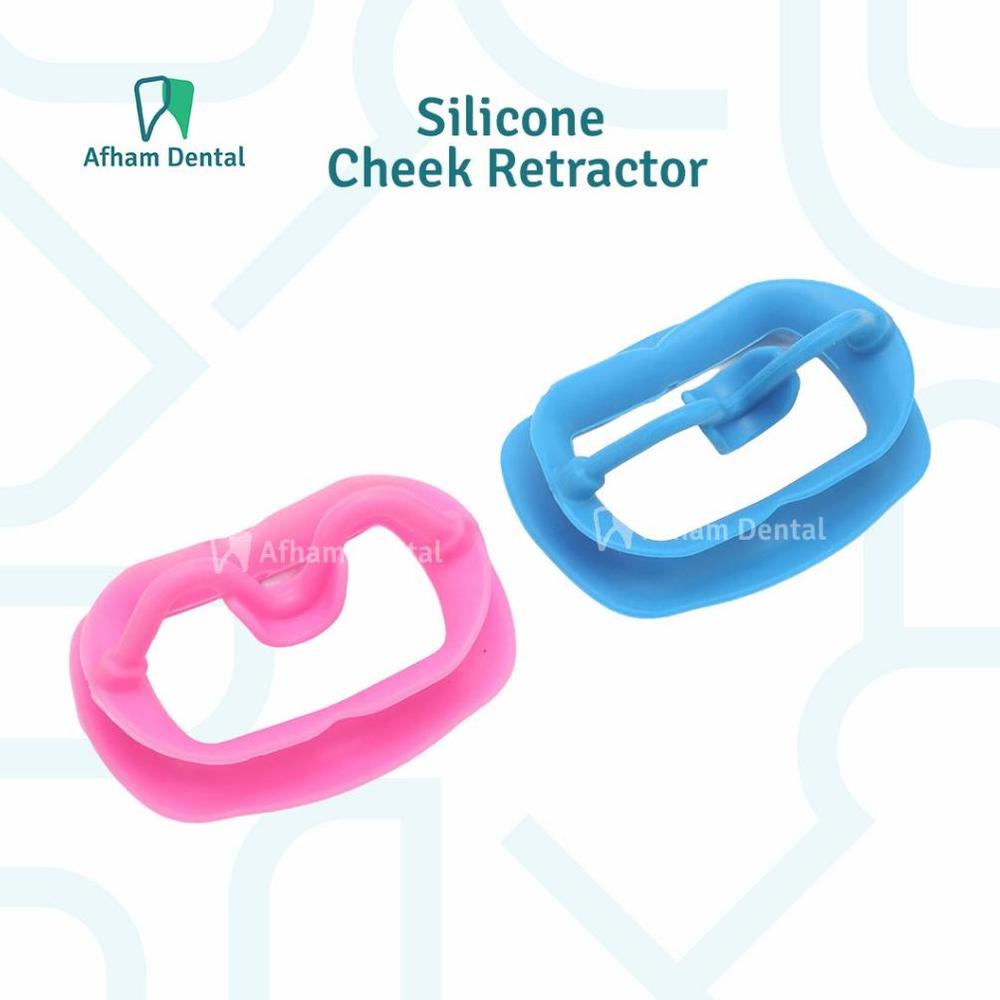 Afham Dental Silicone Mouth Opener O Cheek Retraktor Isoblock Silicon Retractor Pembuka Mulut Karet Silikon Retractor Gigi - Pink