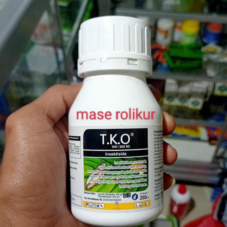 Insektisida Tko 200Sc Isi 250Ml Insektisida Kontak Sistemik Racun Ulat