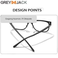 Gambar Grey Jack Kacamata Clip On 2in1 Model Kotak Bahan Metal Fashion Pria Wanita Free Lens Polarized Anti Silau Keren Bisa Minus 7021 - FULL BLACK, CLIP ON Normal dari Grey Jack Eyewear Kota Administrasi Jakarta Barat 4 Tokopedia