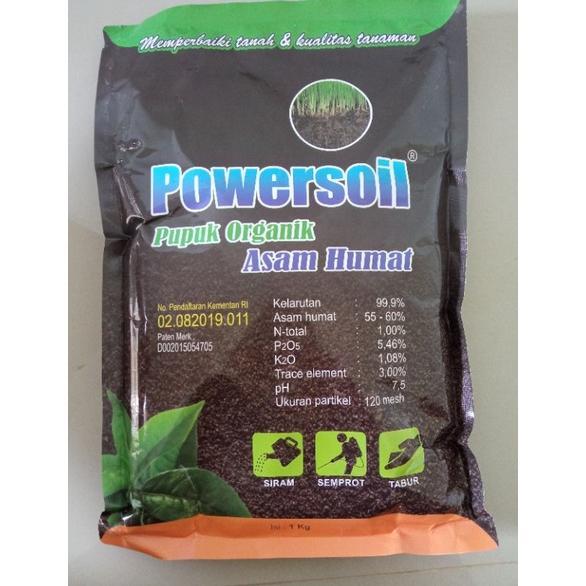 Powersoil Pupuk Organik + Asam Humat Pembenah Tanah Dan Kualitas Tanaman - 500gr