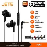 Gambar Headset Kabel Earphone Jack Premium JETE - Garansi 2 Tahun - HX1 dari JETE Authorized Store Bali Kota Administrasi Jakarta Pusat 1 Tokopedia