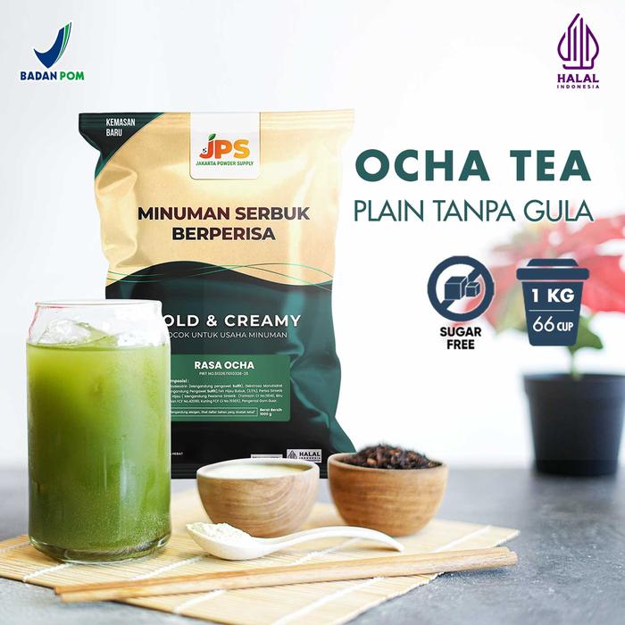Gambar Powder Drink JPS Bubuk Minuman Rasa OCHA PLAIN 1Kg dari Jakarta Powder Supply Kota Tangerang Tokopedia