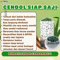 Gambar [Ready] Jelly Cendol Dawet Kecebong Hijau 500 Gram | Instan Siap Saji | Tanpa Perlu Dimasak | Untuk Topping Minuman | Popping Boba Nata Jelly dari Nata Jelly Official Store Kota Bandung 4 Tokopedia