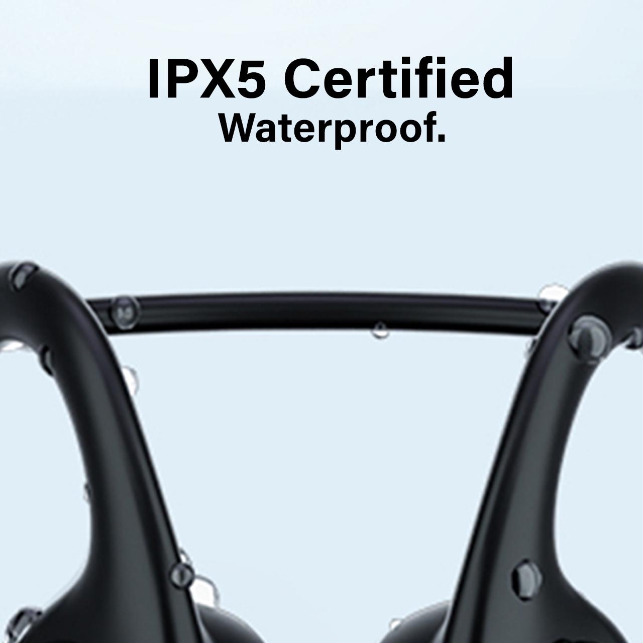 Loops Earphone Bone Conduction X07 - Black (Garansi TAM 12 Bulan)