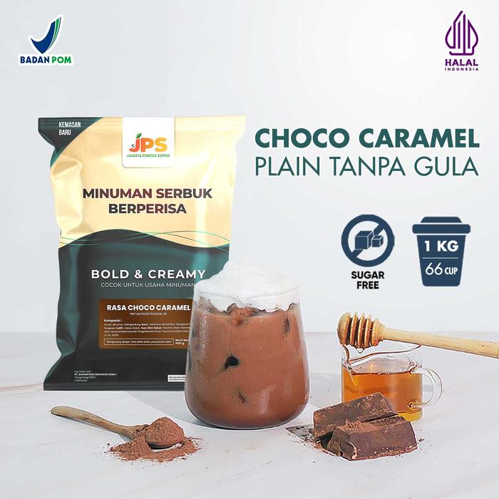 Gambar Bubuk Minuman Choco Caramel Plain Powder JPS Tanpa Gula dari Jakarta Powder Supply Kota Tangerang Tokopedia