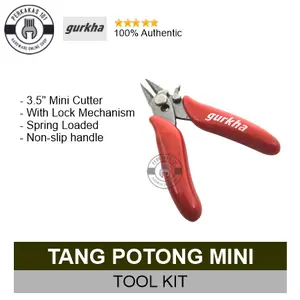 Authentic Gurkha Mini Wire Cutter 3.5 Inch | tang potong kawat coil