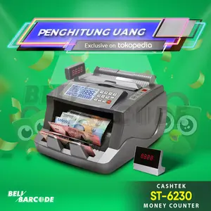 Mesin Penghitung Uang CashTek ST-6230 Hitung Cepat Akurat UV MG