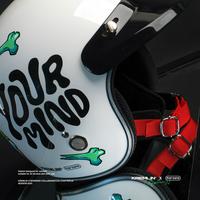 Gambar KREMLIN X MARZANO - Helm Retro Chapter.02 Collaboration - ALIENOID - L dari Kremlin Clothing Kota Bandung 2 Tokopedia