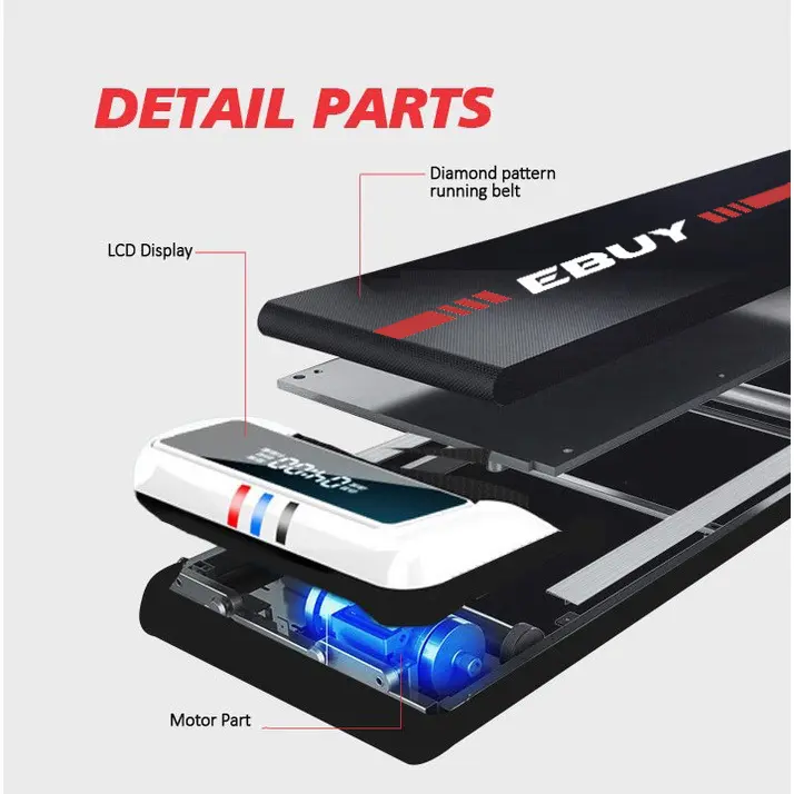 Running Pad Treadmill (Elektrik) Walking pad Treadmill Murah SPZKYC3 4