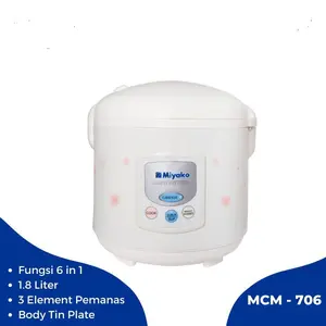Miyako MCM 706 B.C Rice Cooker 1.8 liter