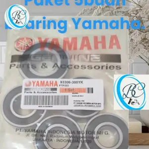 Yamaha Paket 5 Buah Bearing Roda Depan Belakang & Gir untuk Jupiter Z Vega R ZR MX Lama & New Fiz R 2Tak Vega R New Jupiter Z1 Force Garansi Ongkir Termurah