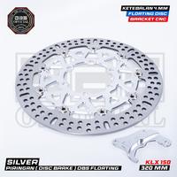 Gambar DBS Floating Disc Brake CNC Piringan Cakram KLX150 ukuran 320mm - Black dari DBS OFFICIAL STORE Kota Administrasi Jakarta Timur 4 Tokopedia