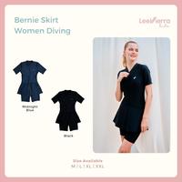 Gambar Lee Vierra Bernie Skirt Women Diving, Baju Renang Wanita - Midnight Blue, S dari leevierrakids Kota Administrasi Jakarta Utara 1 Tokopedia