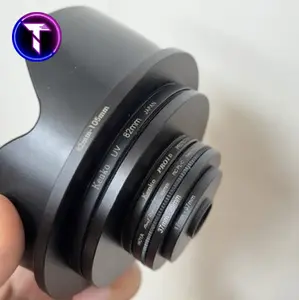 SANGAT KEREN LENSA KAMERA CASE ADAPTER HANDPHONE PROFESSIONAL TERBAIK TERBESAR DAN KEREN ANDROID IPHONE IOS SUPPORT ALL CASE Sudah dengan Adapter 17mm - 105mm Include Variable CPL Dan UV Bisa Custom Cahaya / Lensa Puter