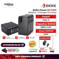 Gambar Beike Power NP-F970 Battery + Charger 6800 mAh Garansi Resmi dari Galaxy Camera Kota Tangerang 1 Tokopedia