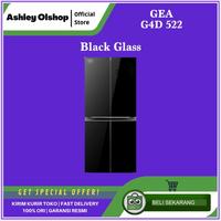 Gambar Kulkas Side by Side 4 Pintu 522 liter GEA G4D 522 Black Glass Door GEA dari Ashley Olshop Official Store Kota Administrasi Jakarta Utara 1 Tokopedia