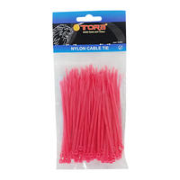 Gambar TORA Kabel Tis Nylon 2.5 x 100 mm - Tali Ikat Warna Merah 100 Pcs dari Tora Official Shop Kab. Bandung 2 Tokopedia