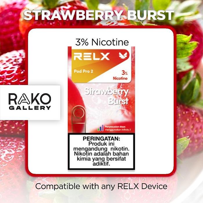 Jual RELX Strawberry Burst (1 PodPro) - Kota Bandung - Relx Braga | Tokopedia Jual RELX Strawberry Burst (1 PodPro) - Kota Bandung - Relx Braga | Tokopedia