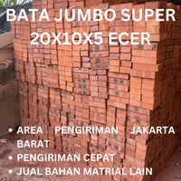 Gambar Bata Jumbo Eceran / Bata Merah Besar - TF Langsung  dari Tokobangunann Kota Administrasi Jakarta Barat 1 Tokopedia