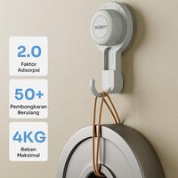 Gambar SECTION CUP HOOK ROBOT RT-HU01 GANTUNGAN HISAP SERBA GUNA TINGGAL TEMPEL PADA DINDING KERAMIK/KAYU/MARMER/KACA AESTHETIC dari btgcom Kota Denpasar 4 Tokopedia