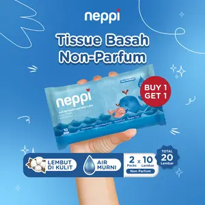 Neppi Baby Wipes Non Parfum 10s - Buy 1 Get 1 Free