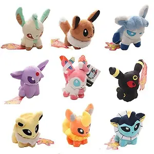 Boneka Pokemon Eevee Evolution Baby Set Pokemon Doll / Cute Plush