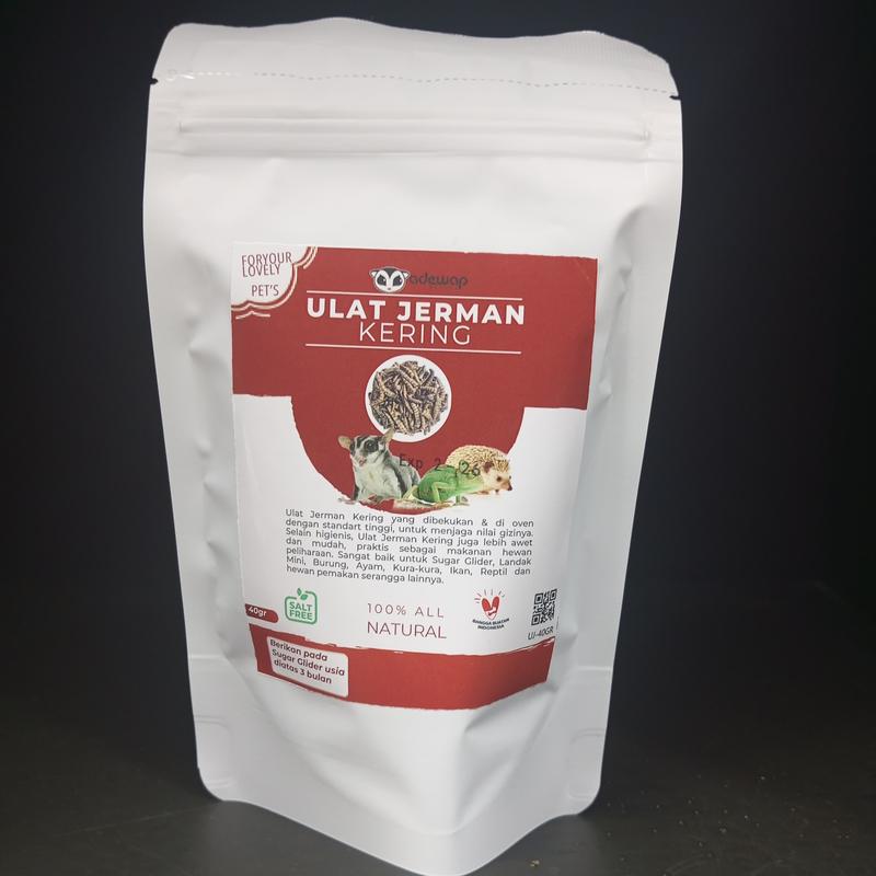 Paket hemat 3, Nutrisi Praktis Jangkrik Ulat Jerman & Hongkong Kering 7