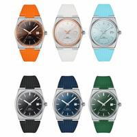 Gambar Tali Jam Tangan Prx 40 mm Cts Replacement Strap Rubber Tissot Prx FKM 110.12 - FKM 110.12 GN dari Watch Band N strap Kota Surabaya 3 Tokopedia